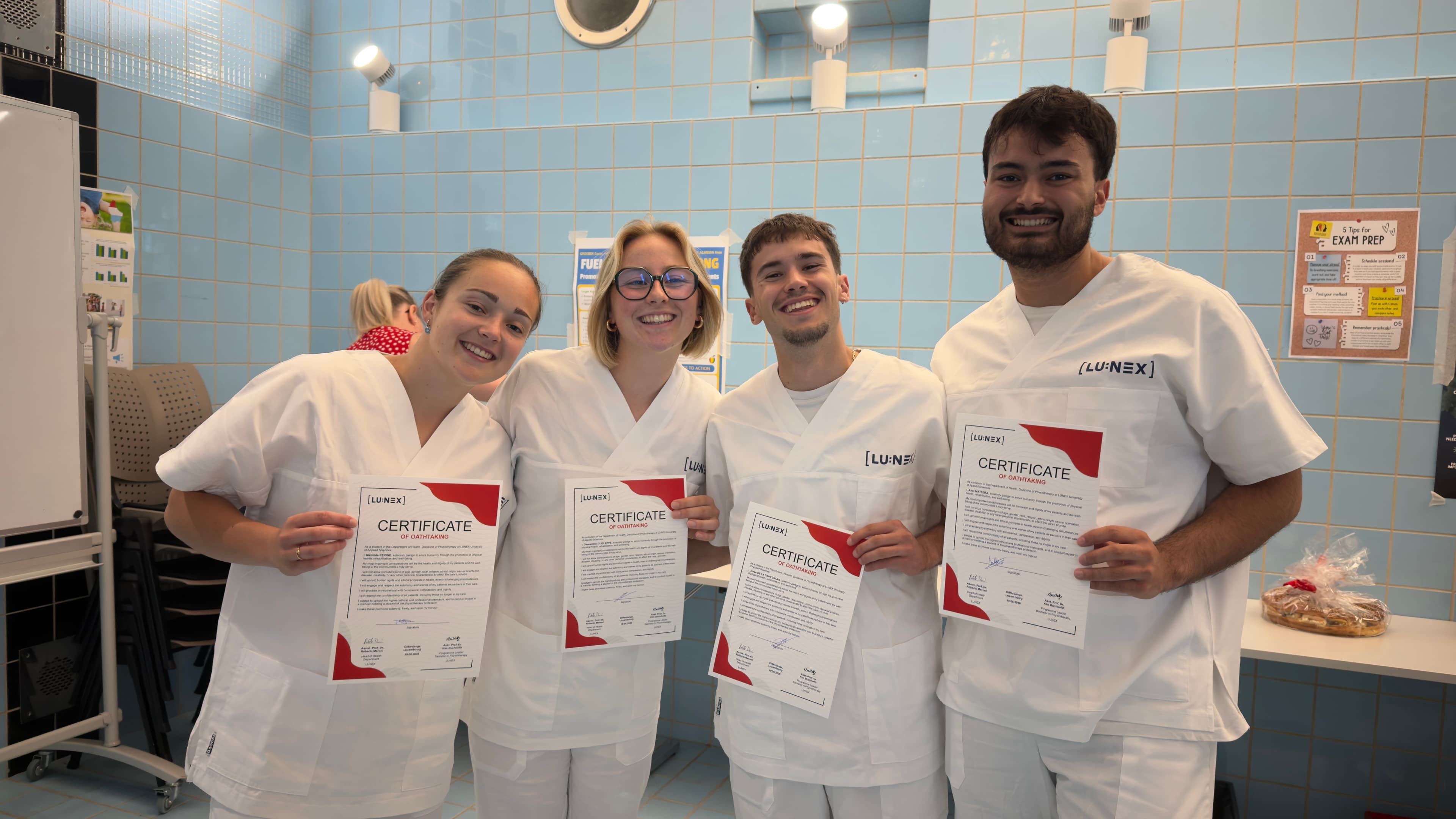 Physiotherapy Students Take Their Oath Ahead of Placement