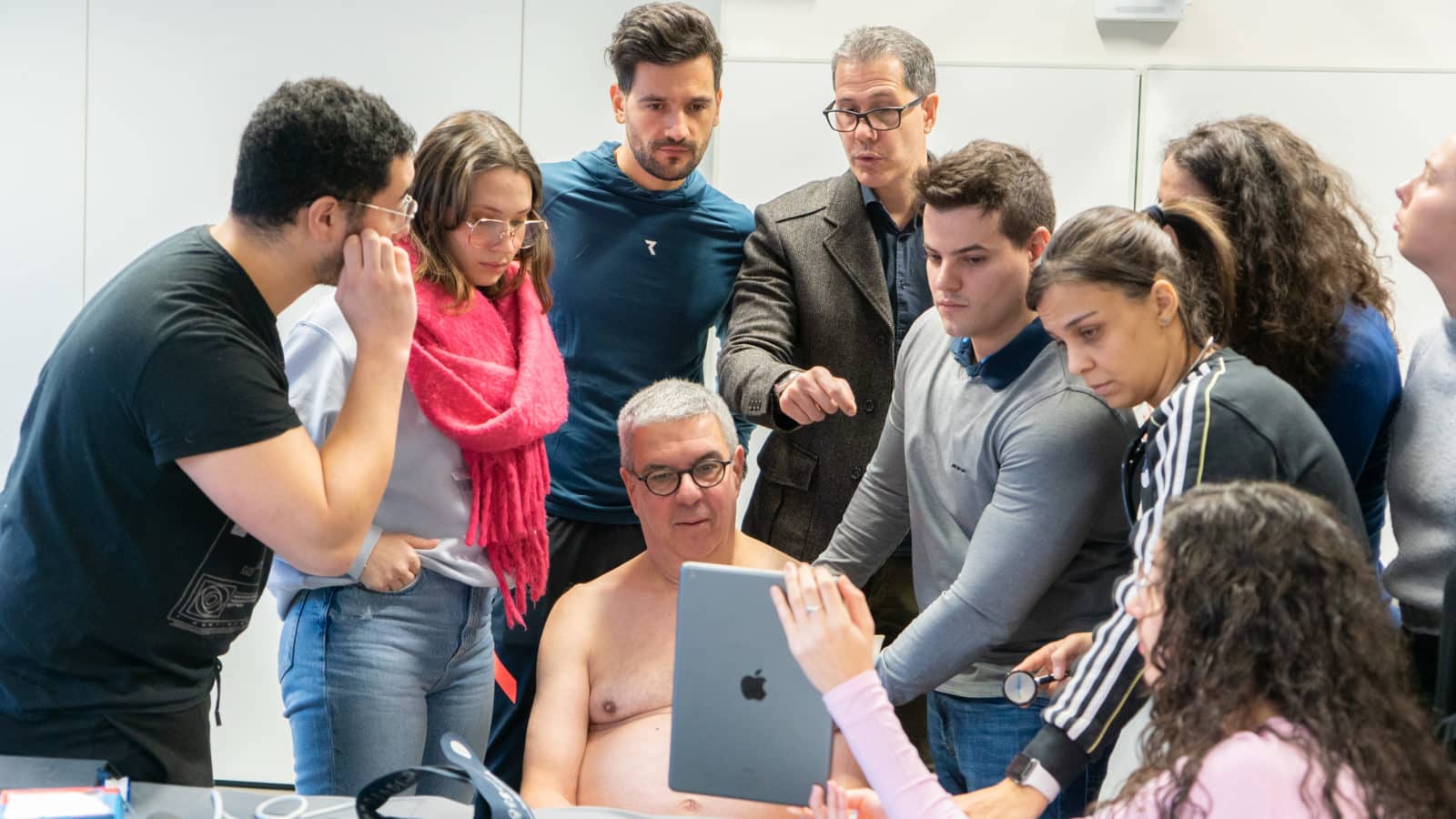 Cardio-respiratory course on cardiac patients